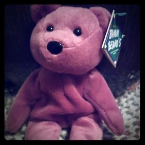 Pink Bamm Beano Beanie Baby Jones #10